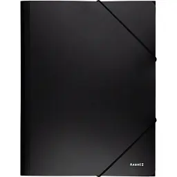 Папка на резинках Axent A4 500 мкм black (1508-01-A)