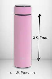 Термос Adler AD 4506 pink LED 473 мл - мініатюра 9
