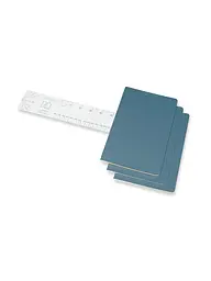 Записник Moleskine Cahier середній, Лінійка Жвавий Блакитний (CH016B44) - мініатюра 2