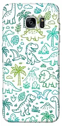 TPU чохол Demsky Dino pattern для Samsung G935F Galaxy S7 Edge