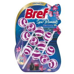Туалетний блок для унитазу Bref Spa Moments Harmony 150 г (3 шт. по 50 г)