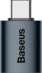 Адаптер Baseus Ingenuity Series Mini OTG Adaptor Type-C to USB-A 3.1 blue (ZJJQ000003) - мініатюра 2