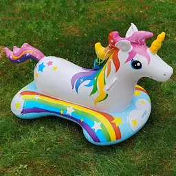 Надувний Плотик Дитячий з Ручками Unicorn Intex - мініатюра 3