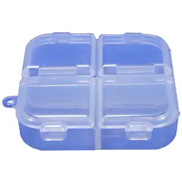 Коробка Meiho Square 4 case 66x66x18mm Clear - мініатюра 5