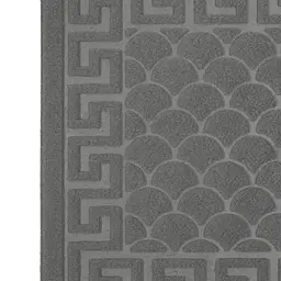 Килимок придверний Eco Fabric Луска без кромки сірий 45 х 75 см (4575-002) - мініатюра 5