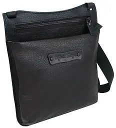 Сумка чоловіча Mykhail Ikhtyar 24х26х3 см Чорний (45041 New black)