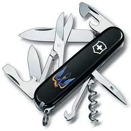 Ніж Victorinox Climber Ukraine 91мм 14функ чорн Ластівка - мініатюра 4