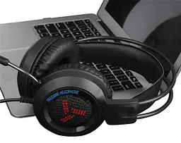 Гарнітура Varr Gaming VH8020 Headset Colorful Breathing USB 2X 3.5 Black (VH8020) - мініатюра 3