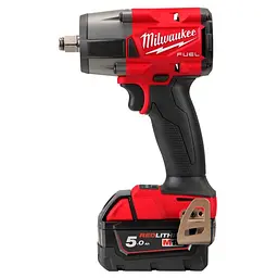Гайковерт ударний акумуляторний Milwaukee M18 FMTIW2F12-502X 18В АКБ 2х5 А/год 0-2575 об/хв 881 Нм 1/2" ЗП M12-18FC кейс 6.28 кг - мініатюра 4
