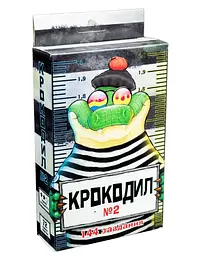 Гра настільна карткова Strateg, Крокодил №2, 30725