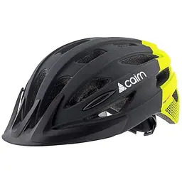 Велошолом Cairn Fusion LED USB 59-62 Чорний-Жовтий