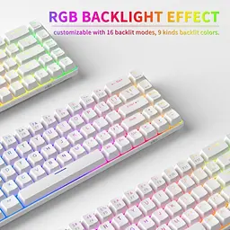 Клавіатура MageGee MK-BOX RGB Magnetic Amethyst Switch White (6971969728653-UA) [164297] - мініатюра 5