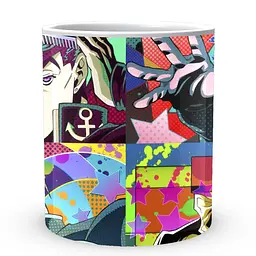 Кухоль GeekLand Неймовірні пригоди ДжоДжо JoJo's Bizarre Adventure Джотаро Окуясу Джоске Коїчі JJ 02.418 330 мл білий - мініатюра 2