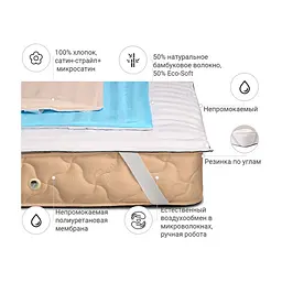 Наматрацник MirSon Carmela Bamboo Waterproof 287/ (2200000377388) - мініатюра 2