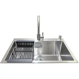 Комплект мийка + змішувач Romzha Arta U-600S (A) - мініатюра 2