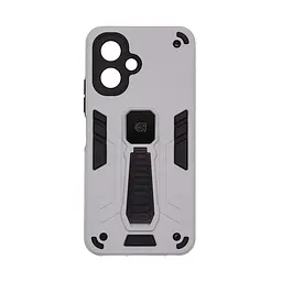 Чехол для Infinix Smart 10 4G, Proover, серый, с подставкой и магнитом, противоударный, ударопрочный, бронированный, панель-накладка, защита всего корпуса, термополиуретан (TPU) + поликарбонат (PC), ArmorStandart (ARM87169)