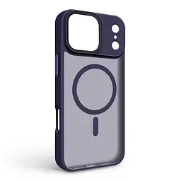 Чехол для Apple iPhone 17 Pro Max, Uniq MagCase, синий, противоударный, панель-накладка с MagSafe, ударопрочный TPU+PC, с магнитом MagSafe, поддержка полноценной беспроводной зарядки, ArmorStandart (ARM86272) - мініатюра 2