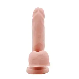 Фалоімітатор Mister Dixx Dual Density 5.7" 14.5 см тілесний - мініатюра 7