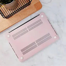 Пластикова накладка (верх та низ) HardShell Matte Case для Apple MacBook Neo 13'' A3404 2026 Pink Sand [169336] - мініатюра 3
