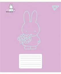 Набір зошитів шкільних YES А5/12 коса лінія Miffy Bunny 25 шт (767619) - мініатюра 5