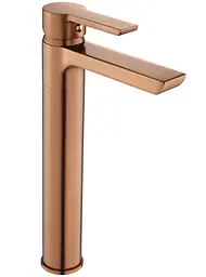 Змішувач для умивальника Rea Argus високий brushed copper REA-B3006