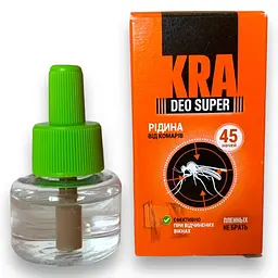 Рідина від комарів KRA без запаху для електрофумігатора 45 ночей (38871368738) - мініатюра 3
