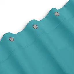 Шторка для душу та ванної Cosas з кільцями 180х180 wave, небесний (ShowerCurtains_24Wave_DUK_180x180_Hook) - мініатюра 5