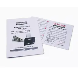 Витяжка декоративна похила Perfelli DNS 9793 B 1100 BL LED Strip - мініатюра 7