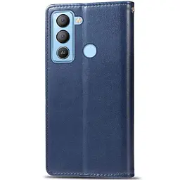 Шкіряний чохол-книжка GETMAN Gallant (PU) для TECNO Pop 5 LTE Синій - мініатюра 2