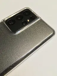 Чохол прозорий протиударний із блискітками Spigen Liquid Crystal Glitter ACS02348 для Samsung Galaxy S21 Ultra (6.8") - мініатюра 6
