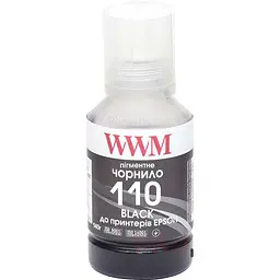 Чорнило WWM Epson M1100/M1120 (Чорний Pigment) (E110BP) 140г