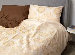 Комплект постільної білизни ТЕП Happy Sleep Rustic Charm ранфорс полуторний бежевий - мініатюра 2