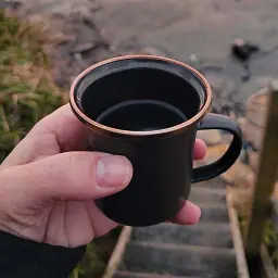 Набір чашок Barebones Espresso Cup/Enamel/Set 2 шт Charcoal - мініатюра 6