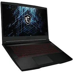 Ноутбук Ігровий MSI Thin GF63 12VF-640XRO, Intel Core i7-12650H 4.7GHz, 15.6" FHD, 16GB, SSD 512GB, NVIDIA GeForce RTX 4060 8GB, DOS, чорний - мініатюра 2