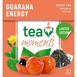 Чай Tea Moments Guarana Energy 36 г (20 пір х 1.8 г) - мініатюра 2