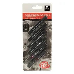 Воскові олівці "Artist Charcoal Soft" CPC0810 чорні