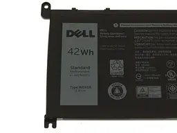 Акумулятор для ноутбука Dell Inspiron 5368 5378 7368 5565 5567 5568 7560 7569 7570 Vostro 5468 (WDX0R 11.4V 42Wh) - мініатюра 2