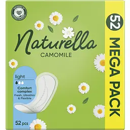 Щоденні прокладки Naturella Camomile Light 52 шт. - мініатюра 2