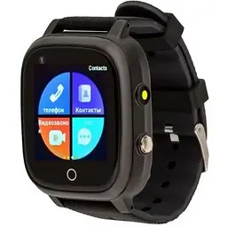 Детские смарт-часы Amigo GO005 4G WIFI Thermometer черные