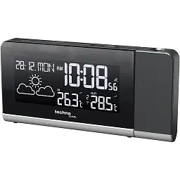 Годинник проєкційний Technoline WT539 Black (WT539) - мініатюра 4