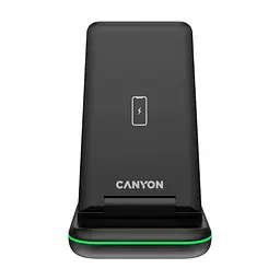 Зарядний пристрій Canyon WS- 304 Foldable 3in1 Wireless charger (CNS-WCS304B) - мініатюра 2