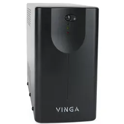 Пристрій безперебійного живлення Vinga LED 800VA metal case with USB (VPE-800MU) - мініатюра 9