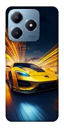 Чохол Demsky Yellow Porsche для Realme C63 4G