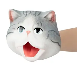 Іграшка-рукавичка Same Toy Кіт, сірий (X336UT) - мініатюра 3