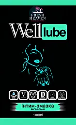 Iнтим-змазка вагінальна "Well Lube" ТМ "Fresh Heaven", 100 мл блок 6 шт - мініатюра 2