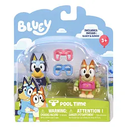 Ігровий набір 2 фігурки Bluey Час у басейні (125397) - мініатюра 3