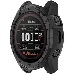 Чохол-бампер DK CDK Силікон Outlines для Garmin Tactix 7 Pro (015830) (black) - мініатюра 2