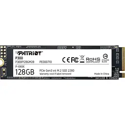 Накопичувач SSD Patriot m.2 NVMe 128Gb P300 120 (P300P128GM28)