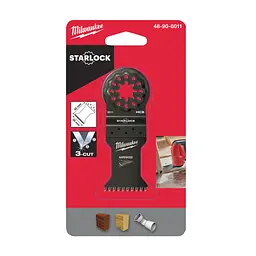 Полотно для мультитула STARLOCK MILWAUKEE, 35x42мм/3С (із 3-зубчастою геометрією)