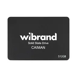 Жорсткий диск 2.5 SSD 512GB Wibrand Caiman WI2.5SSD/CA512GB 3D TLC NAND SATA-III 6Gb/s зап/чт. - 470/560мб/с BULK - мініатюра 2